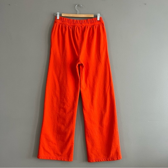 Urban Outfitters Out From Under Jadyn Puddle Pant Wide Drawstring Orange Small - Picture 5 of 13